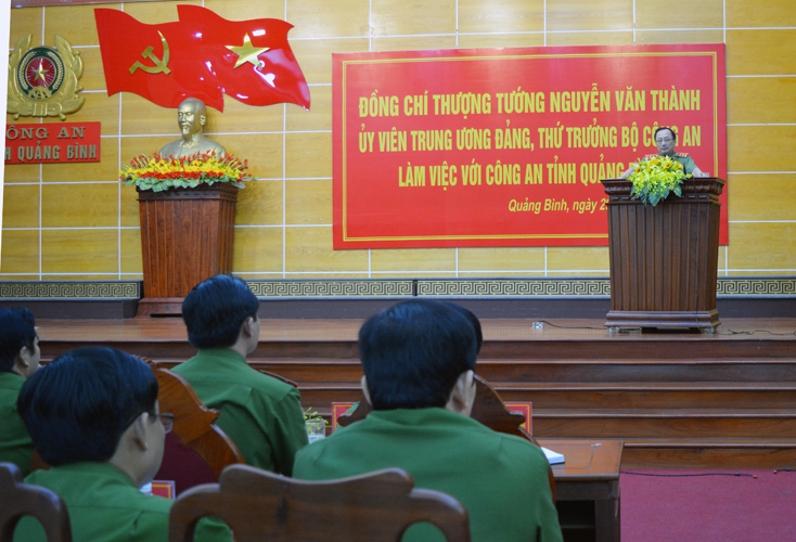 Công an Quảng Bình tăng cường hiệu quả công tác quản lý Nhà nước về an ninh trật tự
