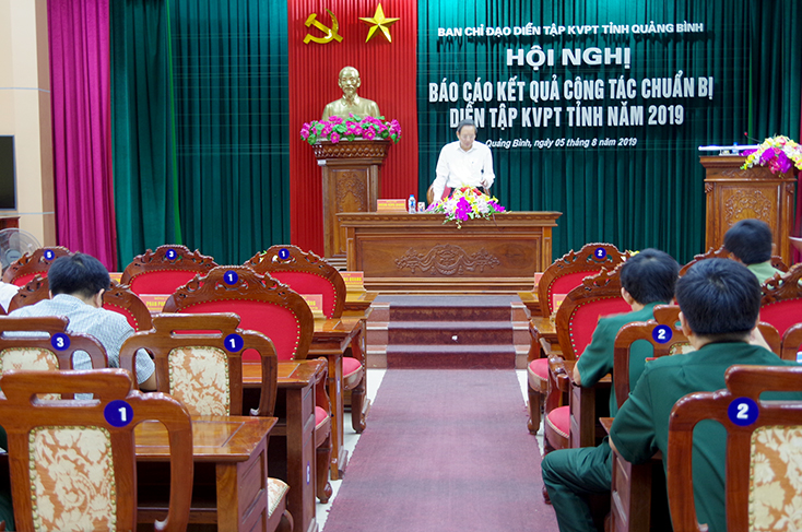 Diễn tập khu vực phòng thủ tỉnh Quảng Bình:  Bảo đảm đúng ý định, đạt mục đích, yêu cầu đề ra