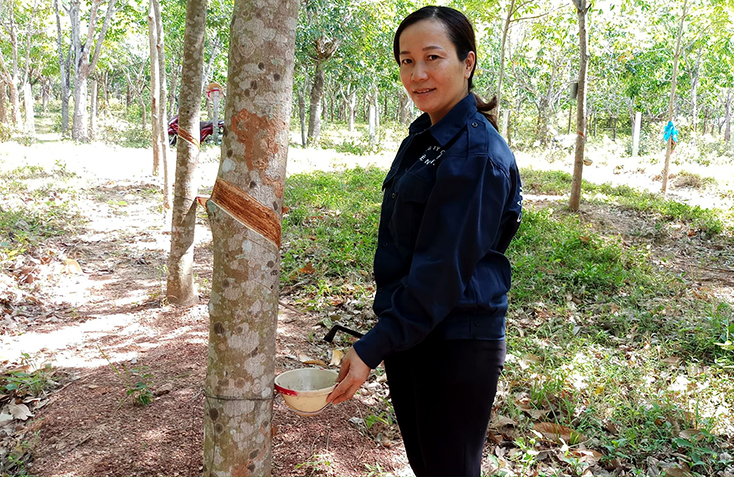Nữ công nhân làm theo lời Bác