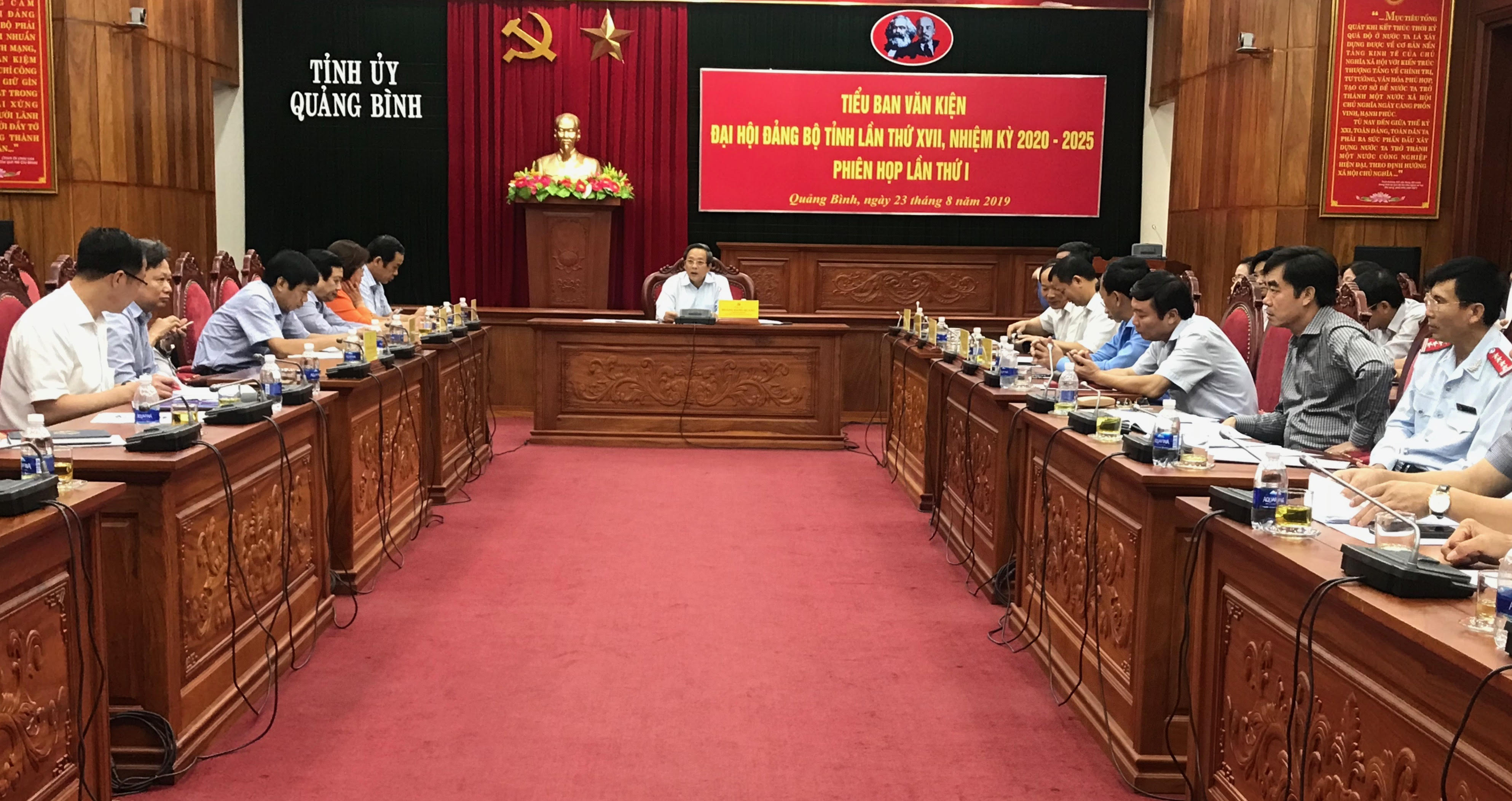 Triển khai kế hoạch xây dựng các văn kiện Đại hội đại biểu Đảng bộ tỉnh lần thứ XVII, nhiệm kỳ 2020-2025