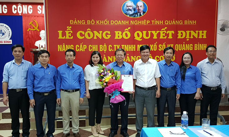 Đảng ủy Công ty TNHH MTV XSKT Quảng Bình:  Phát huy vai trò hạt nhân chính trị trong tình hình mới