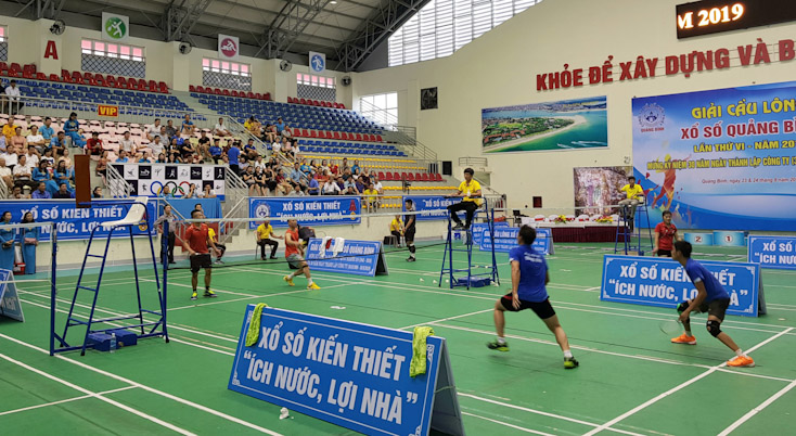 Bế mạc giải cầu lông Xổ số Quảng Bình lần thứ VI năm 2019