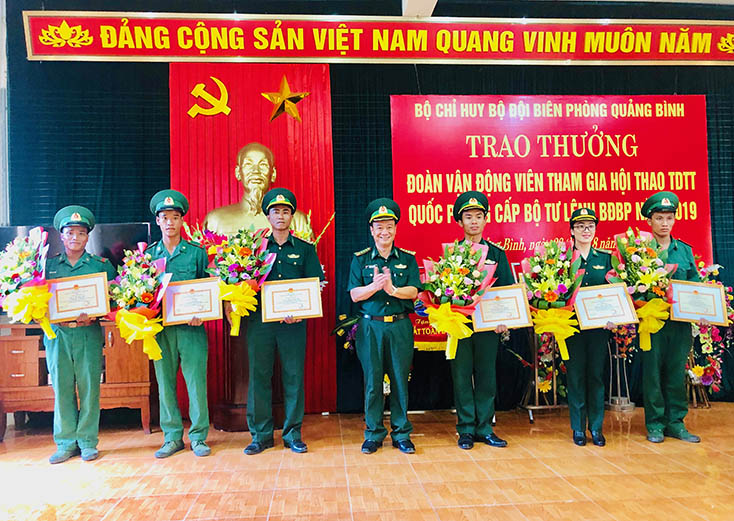 BĐBP Quảng Bình về nhất hội thao thể dục thể thao BĐBP khu vực 1