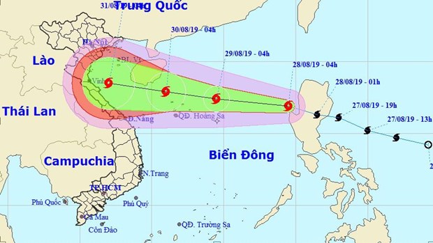 Trưa 30-8, bão số 4 đi vào đất liền từ Thanh Hóa đến Quảng Bình
