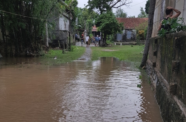Quảng Thuận: Một cháu bé đuối nước do mưa lũ