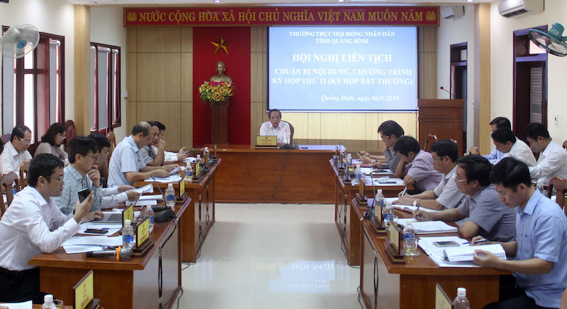 HĐND tỉnh khoá XVII: Tổ chức kỳ họp bất thường vào ngày 30-9