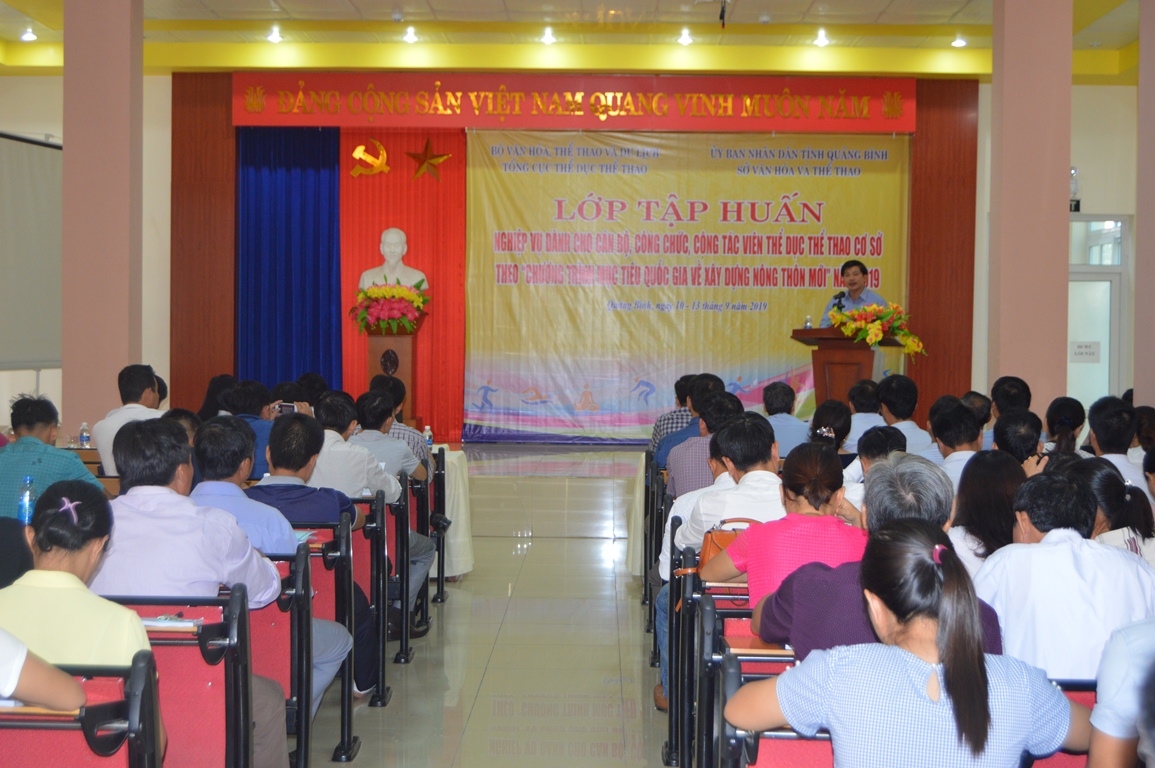 Bồi dưỡng kiến thức nghiệp vụ quản lý phong trào thể dục thể thao cơ sở