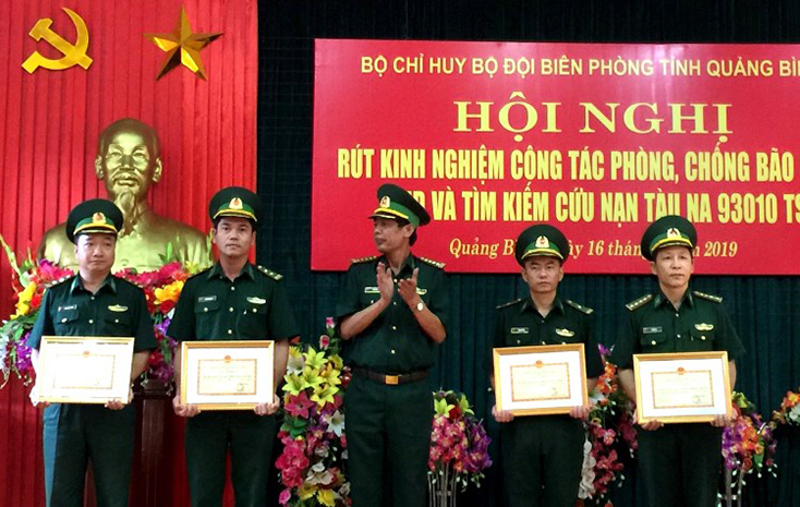 BĐBP Quảng Bình:  Rút kinh nghiệm công tác phòng, chống lụt, bão