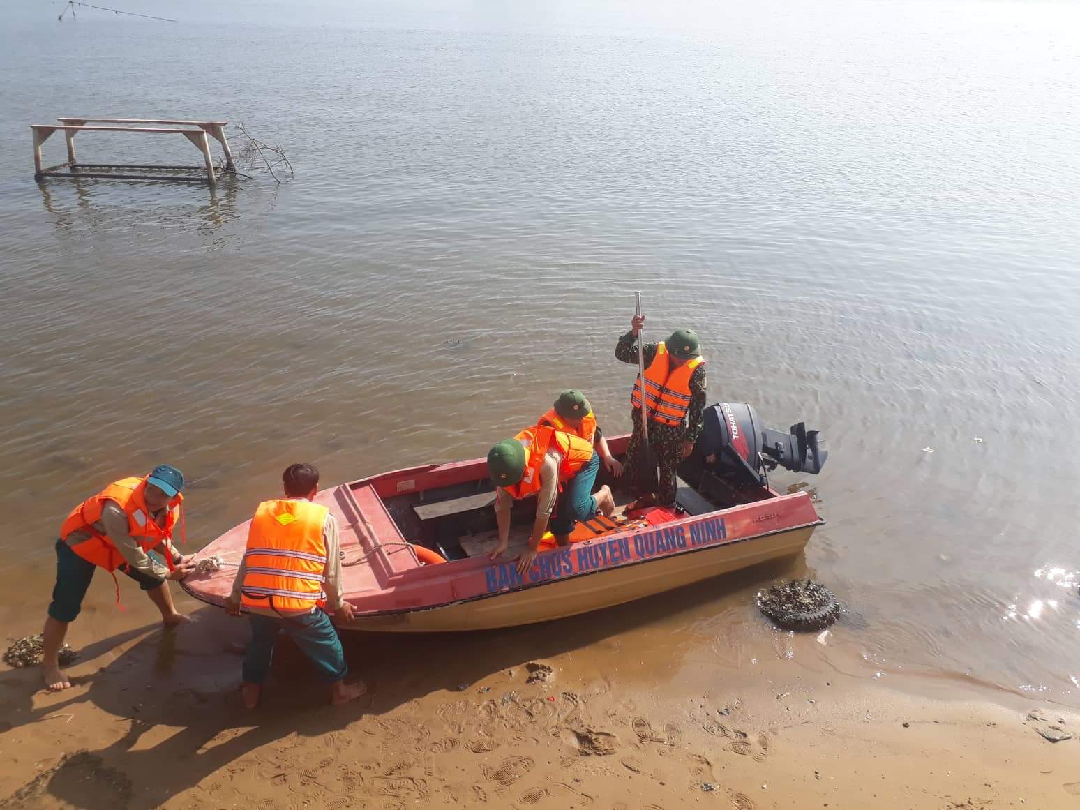 Ban CHQS TP. Đồng Hới:  ​Tập huấn công tác tìm kiếm cứu nạn năm 2019