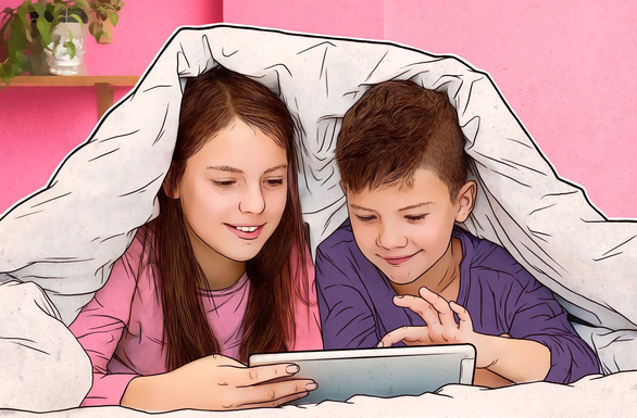 Cha mẹ lo lắng nhưng lại để mặc con em mình trên mạng