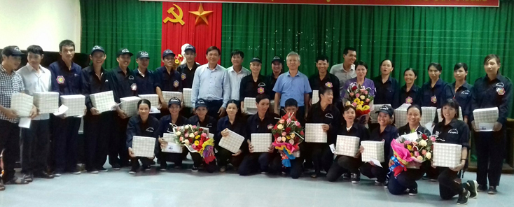 Hội thi "Bàn tay vàng" khai thác mủ cao su năm 2019