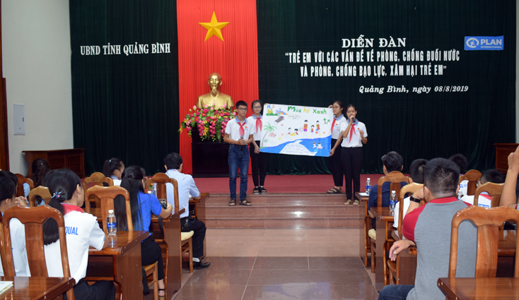 Diễn đàn trẻ em: Truyền thông điệp bảo vệ, chăm sóc và giáo dục trẻ em