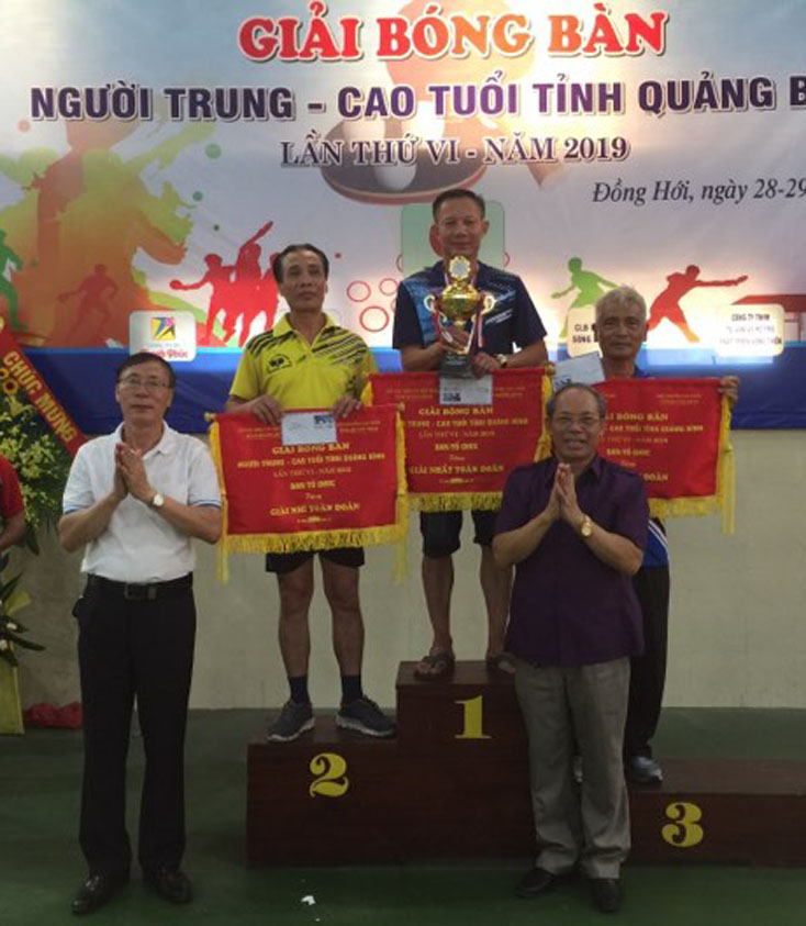 Giải bóng bàn người trung - cao tuổi lần thứ 4, năm 2019