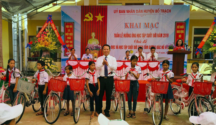 Bố Trạch khai mạc Tuần lễ hưởng ứng học tập suốt đời năm 2019