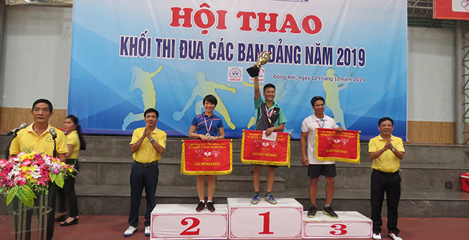 Sôi nổi hội thao Khối thi đua các ban Đảng năm 2019