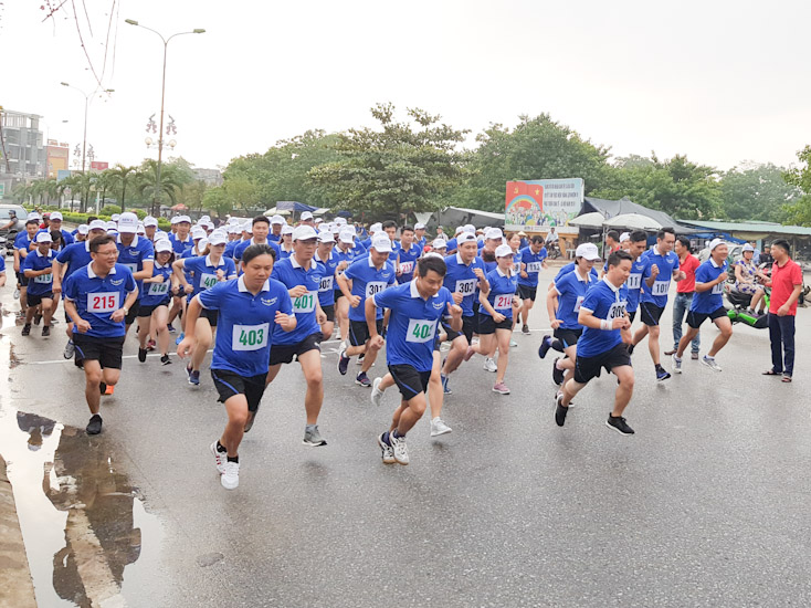 Khai mạc giải chạy Nụ cười BIDV Bắc Quảng Bình năm 2019
