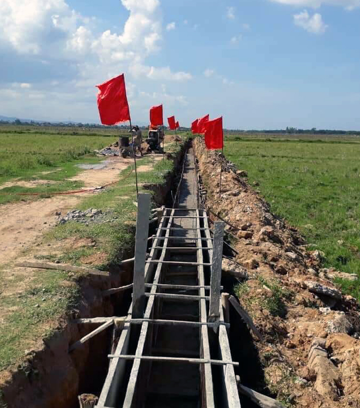 Bố Trạch: Kiên cố hóa hơn 158km kênh mương nội đồng