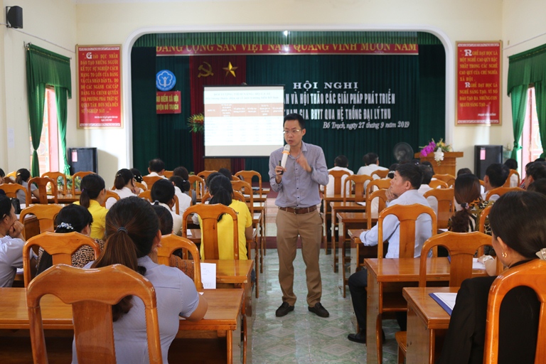 Tập huấn kỹ năng khai thác, phát triển người tham gia BHXH tự nguyện, BHYT cho hệ thống đại lý thu