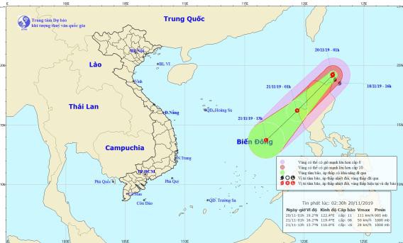 Dự báo thời tiết hôm nay: Bão Kalmaegi mạnh cấp 11 hướng vào Biển Đông