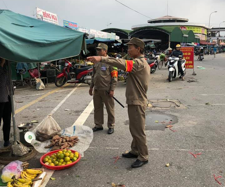 Mô hình "Chốt duy trì trật tự công cộng, trật tự đô thị"