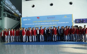 Đoàn TTVN mang nhiều 'hy vọng vàng' lên đường dự SEA Games 30