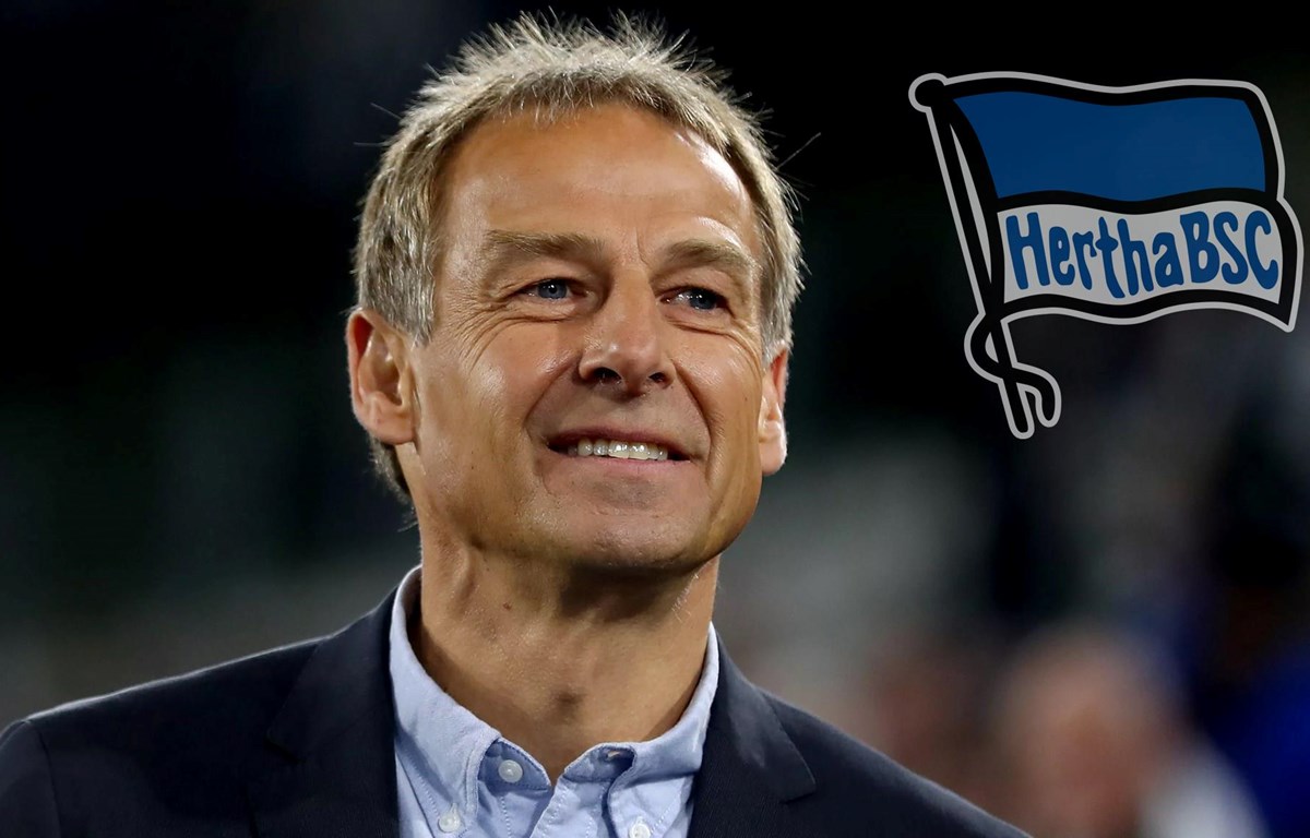 Huyền thoại bóng đá Đức Jürgen Klinsmann làm HLV của Hertha Berlin