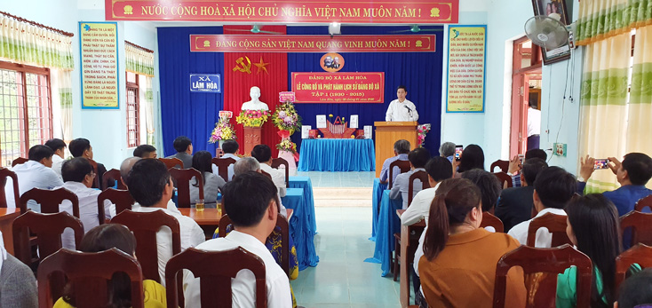 Xã Lâm Hóa (huyện Tuyên Hóa): Công bố và phát hành lịch sử Đảng bộ xã