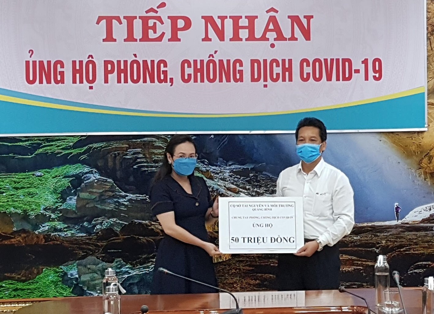 Sở Tài nguyên và Môi trường: Ủng hộ phòng, chống dịch bệnh Covid-19