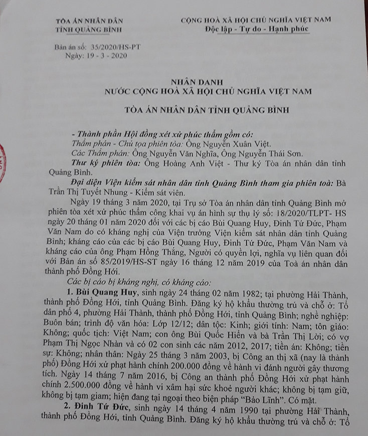 Một vụ án phức tạp