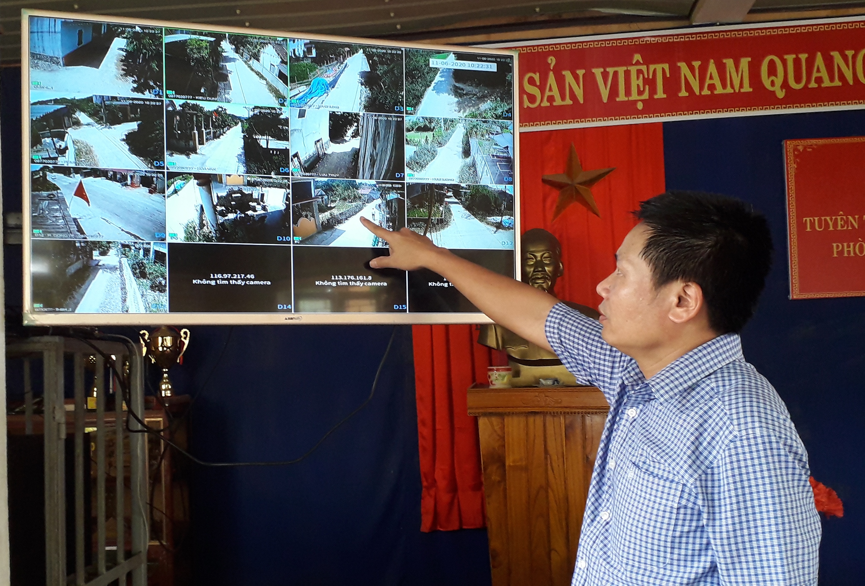 "Mắt thần" bảo vệ bình yên thôn xóm