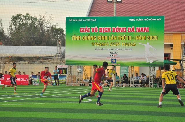 7 đội bóng tham gia Giải vô địch bóng đá nam tỉnh Quảng Bình
