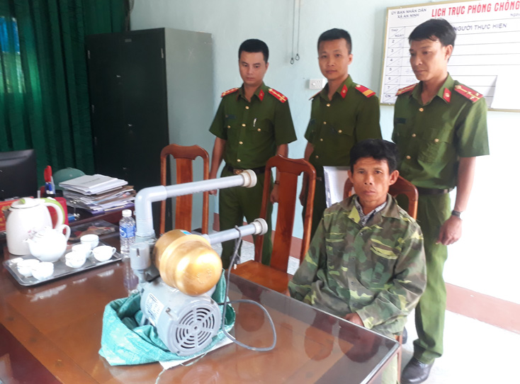 Phá vụ trộm cắp tài sản sau 2 giờ nhận được tin báo