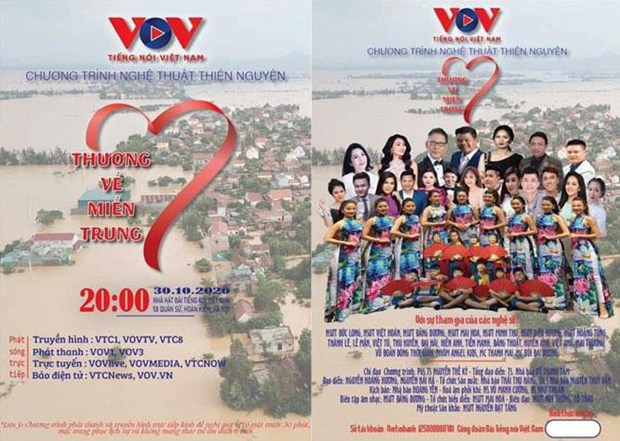 Chương trình nghệ thuật thiện nguyện 'Thương về miền Trung'