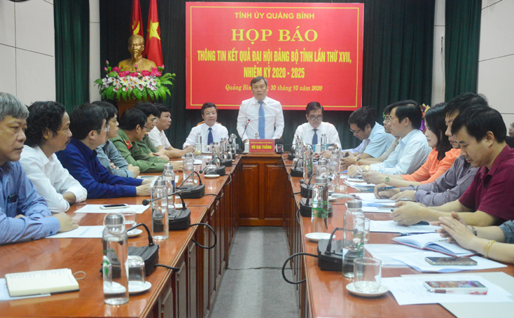Báo chí đã tuyên truyền đậm nét, chính xác, kịp thời về Đại hội Đảng bộ tỉnh Quảng Bình lần thứ XVII
