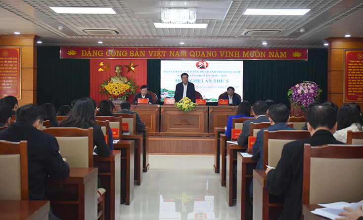 Thành ủy Đồng Hới: Năm 2021, tiếp tục nỗ lực thực hiện "mục tiêu kép"