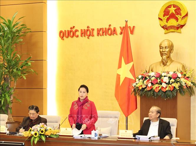 Chủ tịch Quốc hội chủ trì Phiên họp thứ hai của Hội đồng Bầu cử quốc gia