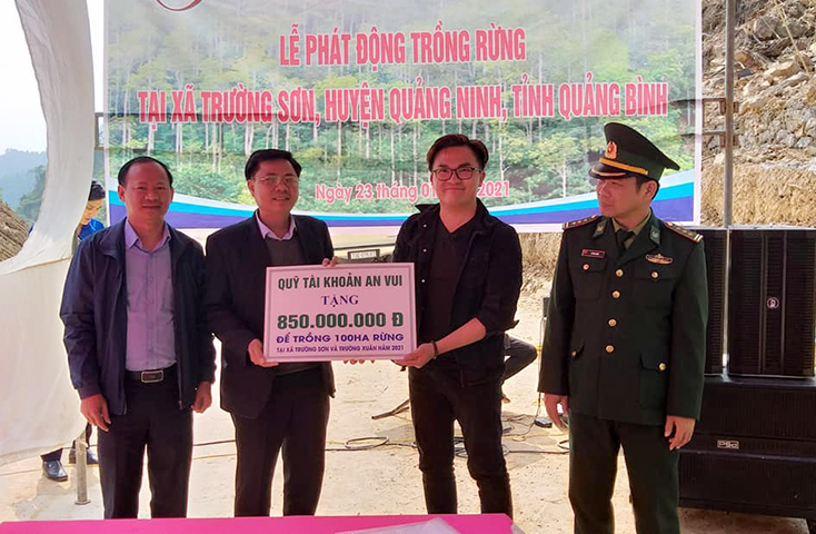 Lễ phát động trồng rừng tại xã Trường Sơn