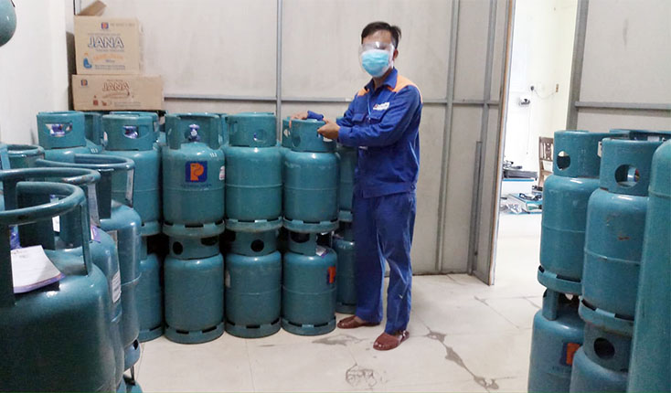 Bảo đảm cung ứng gas kịp thời cho khách hàng khi dịch Covid-19 diễn biến phức tạp