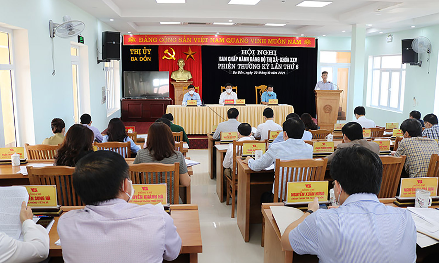 Thị ủy Ba Đồn: Kiểm soát tốt dịch Covid-19 gắn với phát triển kinh tế-xã hội