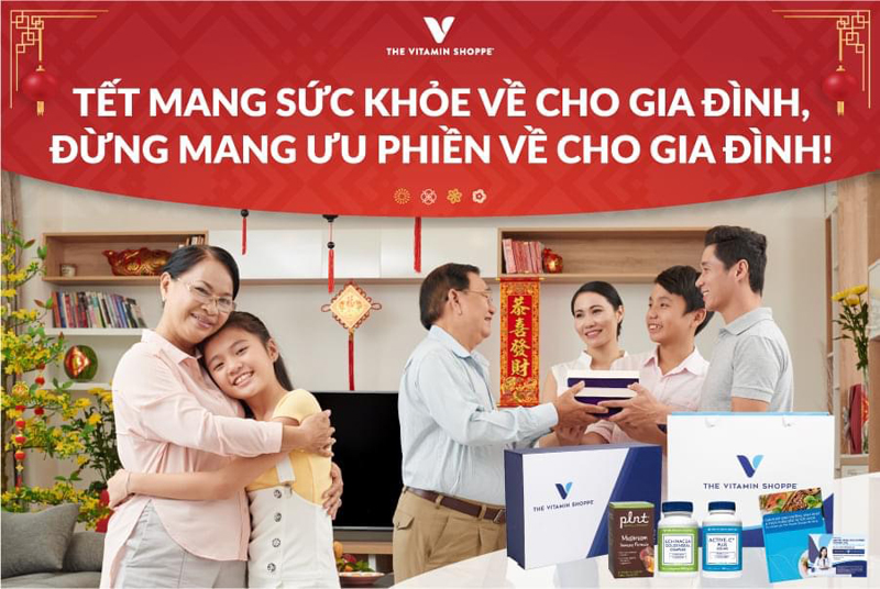 Quà Tết từ The Vitamin Shoppe: Thay lời chúc sức khỏe năm mới bình an