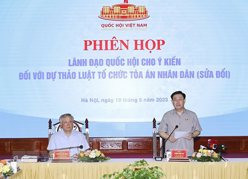 Chủ tịch Quốc hội Vương Đình Huệ: Xây dựng nền tư pháp chuyên nghiệp
