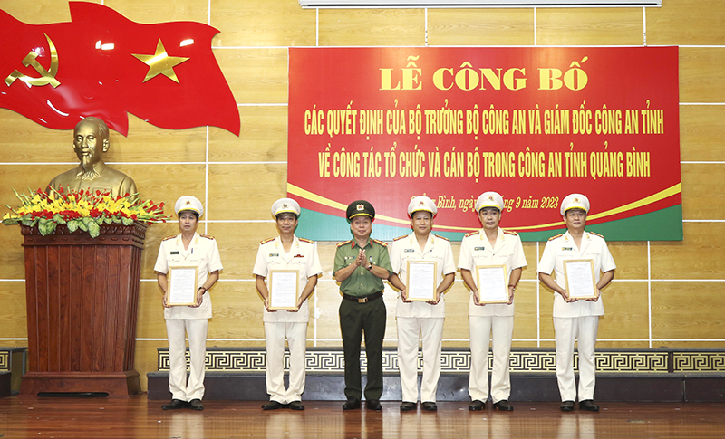 Công an tỉnh: Kiện toàn tổ chức bộ máy, sắp xếp, bố trí cán bộ