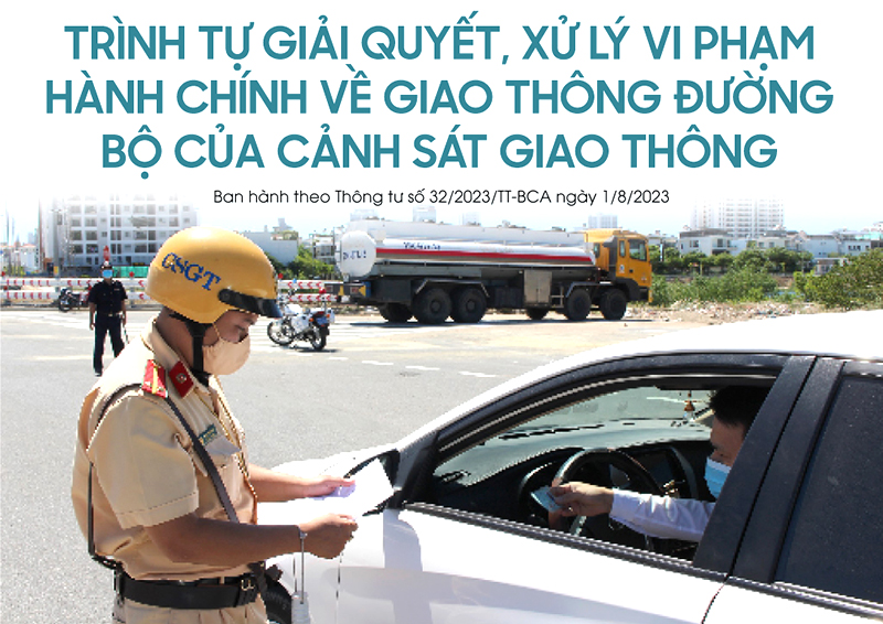 Trình tự giải quyết, xử lý vi phạm hành chính về giao thông đường bộ