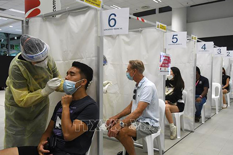 Số ca mắc COVID-19 tăng mạnh tại Singapore