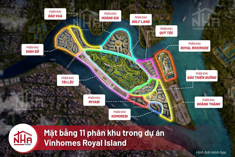 CEO Nhà Today hé lộ 11 phân khu chính thức của đảo tỷ phú Vinhomes Royal Island