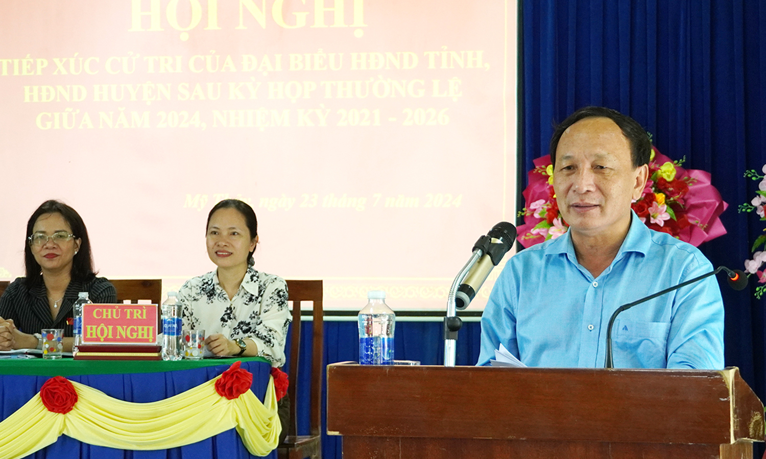 Đại biểu HĐND tỉnh tiếp xúc cử tri