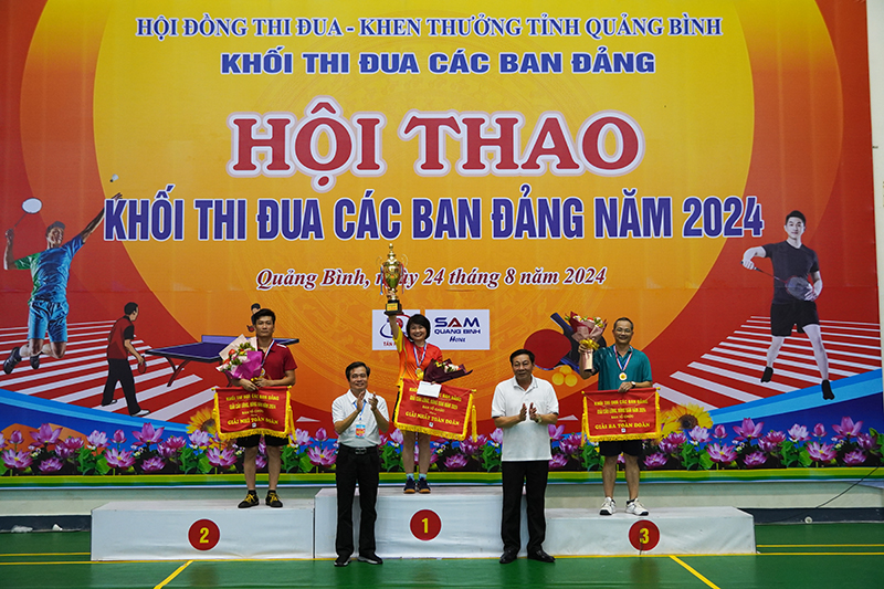Hội thao Khối thi đua các ban Đảng năm 2024 thành công tốt đẹp