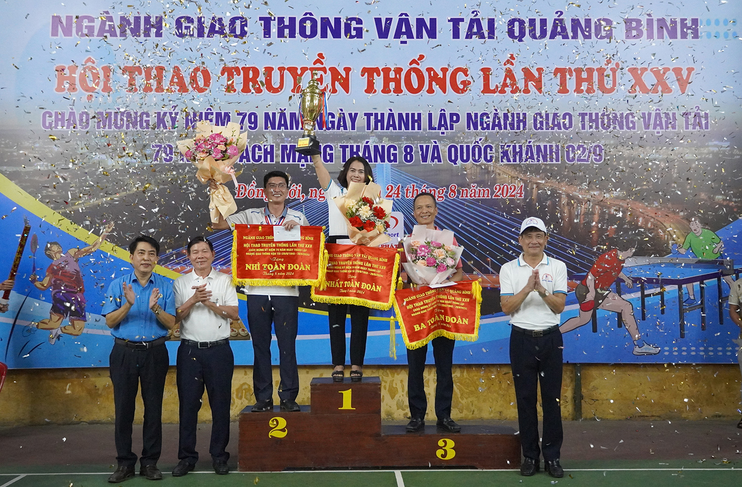 17 bộ huy chương được trao tại hội thao ngành Giao thông vận tải