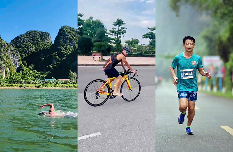 Triathlon niềm yêu thích của "người sắt"