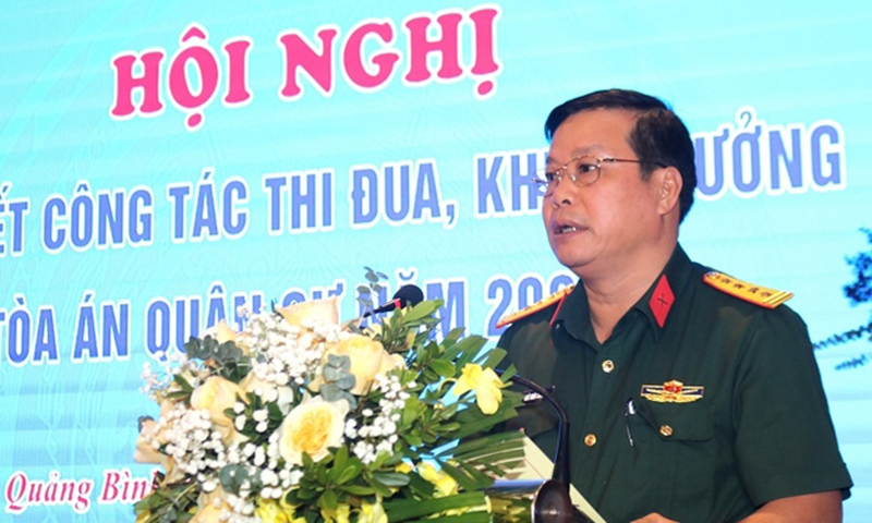 Tổng kết công tác thi đua, khen thưởng tòa án quân sự năm 2024